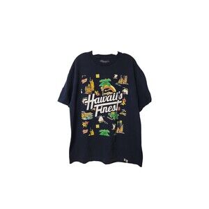 Hawaii Finest 2018 Tee Men XL Black Multicolor Collectible